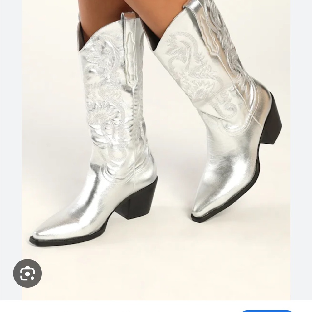 Billini Danilo Silver Western Boots